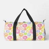 Donuts Rosa, Gelb und Grün Duffle Bag (Vorderseite)