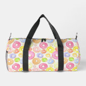 Donuts Rosa, Gelb und Grün Duffle Bag (Rückseite)