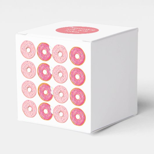 Donuts Rose Geschenkschachtel (Vorderseite)