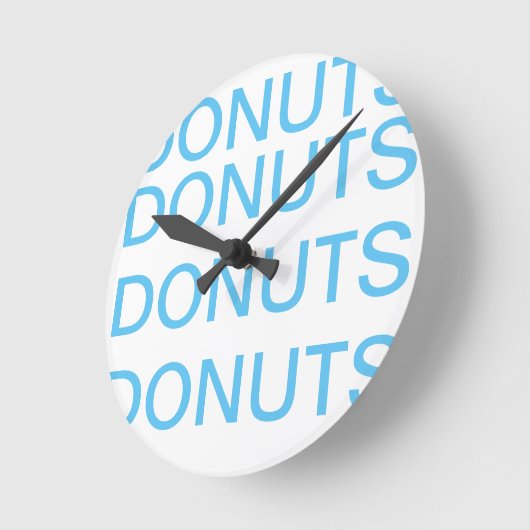 Donuts runde wanduhr (Winkel)