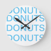 Donuts runde wanduhr (Vorderseite)