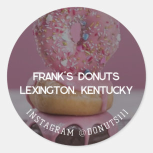Donuts Runder Aufkleber