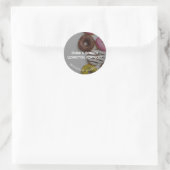 Donuts Runder Aufkleber (Tasche)