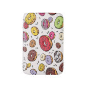Donuts seamless pattern badematte (Vorderseite Vertikal)