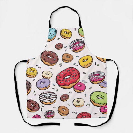 Donuts seamless pattern schürze (Vorderseite)