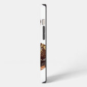 Donuts sind eine mobile Liebe, die süß ist. iPhone Hülle (Linke Seite)