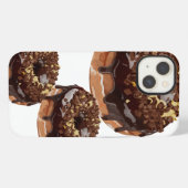 Donuts sind eine mobile Liebe, die süß ist. iPhone Hülle (Rückseite (Horizontal))