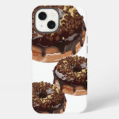 Donuts sind eine mobile Liebe, die süß ist. iPhone Hülle (Rückseite)