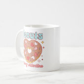 Donuts sind meine Valentine Kaffeetasse (Vorderseite Links)
