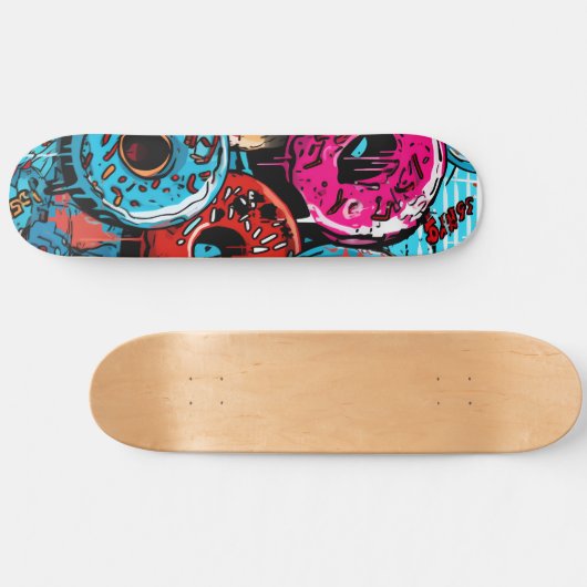 Donuts Skateboard von Claire Firley (Horizontal)