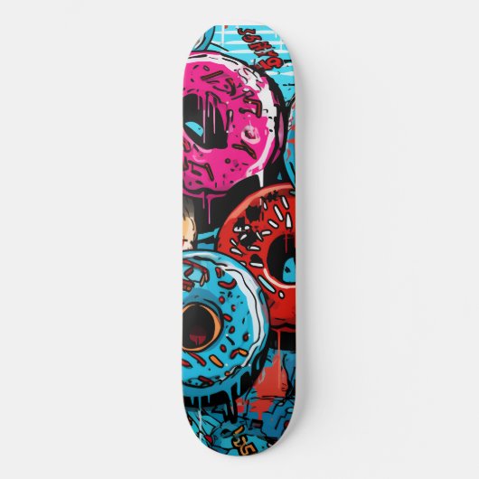 Donuts Skateboard von Claire Firley (Vorderseite)