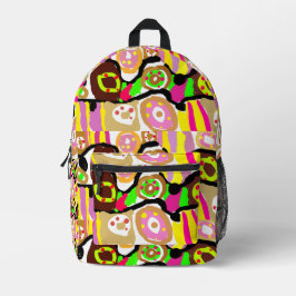 Donuts Spaß Bedruckter Rucksack