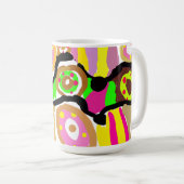 Donuts Spaß Kaffeetasse (VorderseiteRechts)
