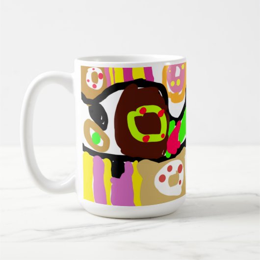 Donuts Spaß Kaffeetasse (Links)
