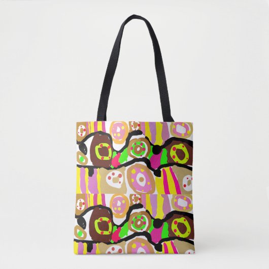 Donuts Spaß Tasche (Vorderseite)