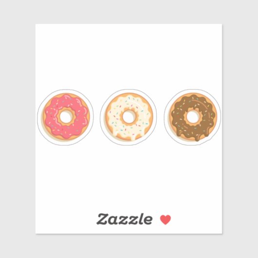 Donuts Sticker (Blatt)