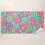 Donuts Strandtuch (Vorderseite)