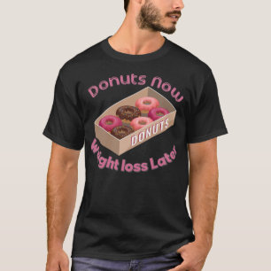 Donuts T Pirate Geburtstag farbig  T-Shirt