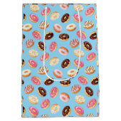Donuts Tiled Design Mittlere Geschenktüte (Rückseite)