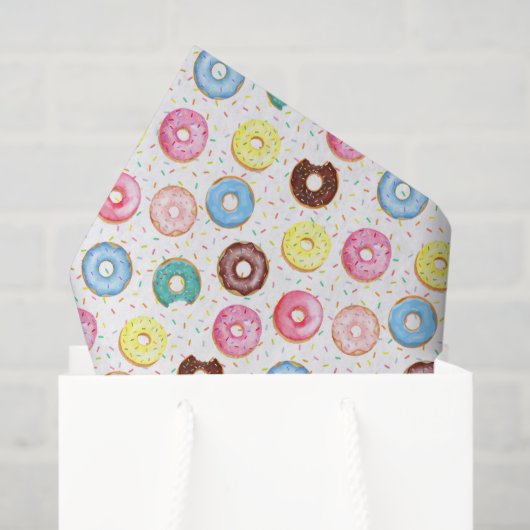 Donuts Tissue Paper Seidenpapier (Geschenk Tasche)