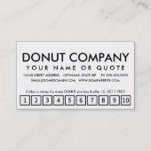 Donuts. Treuhandkarte Treuekarte (Rückseite)