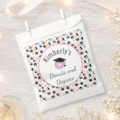 Donuts und Abschluss-Muster Personalisiert Geschenktütchen (Ausgeschnitten)