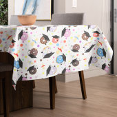 Donuts und Abschluss-Muster Tischdecke