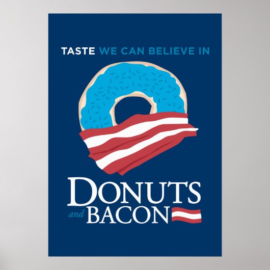 Donuts und Bacon: Geschmack, an den wir glauben kö Poster (Vorne)