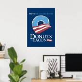 Donuts und Bacon: Geschmack, an den wir glauben kö Poster (Heimbüro)