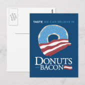 Donuts und Bacon: Geschmack, an den wir glauben kö Postkarte (Vorne/Hinten)