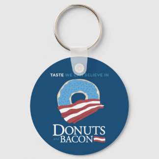 Donuts und Bacon: Geschmack, an den wir glauben kö Schlüsselanhänger