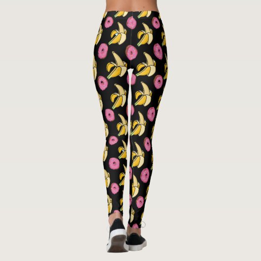 Donuts und Bananen Leggings - Spaß (Rückseite)