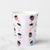 Donuts und Degrees Abschluss Brunch Pappbecher (Rechts)