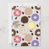 Donuts und Degrees Fun Graduation Party Einladung (Rückseite)