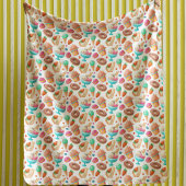 Donuts und Eiscreme Fleecedecke