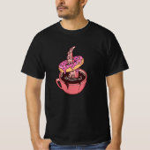 Donuts und Kaffee T-Shirt (Vorderseite)