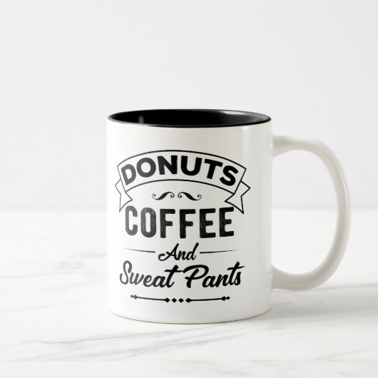 Donuts und Kaffee Tasse (Rechts)