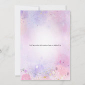 Donuts und Windeln Baby Sprinkle Dusche Einladung (Rückseite)