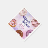 Donuts und Windeln Baby Sprinkle Dusche Serviette (Ecke)
