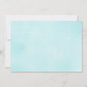 Donuts und Windeln Junge Sprinkle Einladung (Rückseite)