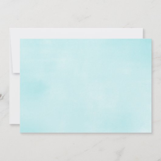 Donuts und Windeln Junge Sprinkle Einladung (Rückseite)