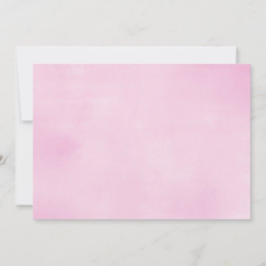 Donuts und Windeln Mädchen Sprinkle Einladung (Rückseite)