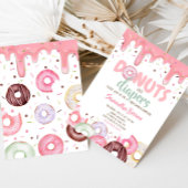 Donuts und Windeln Sprinkle Baby Dusche Einladung