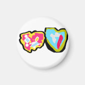 Donuts valentine magnet (Vorne)