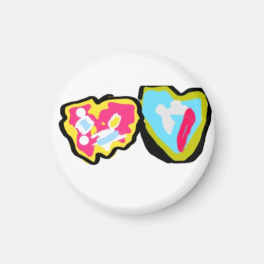 Donuts valentine magnet (Vorne)