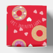 Donuts Valentine's Day Hearts Red Pink Geschenkschachtel (Oben)