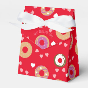 Donuts Valentinstag Herzen Rot Pink  Geschenkschachtel
