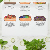 Donuts von AI Weidness - Küchentücher (Gefaltet)