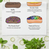 Donuts von AI Weidness - Küchentücher (Gefaltet)
