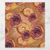 Donuts Weinetikett (Einzelnes Label)